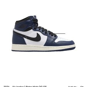 👟 Air Jordan 1 Retro High OG GS – Midnight Navy 👟 5Y Youth Boy NEW